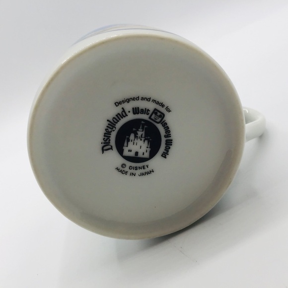 VINTAGE Disney Disneyland Magic Castle Demitasse Teacup & Saucer 2 Pc Set Japan - Picture 7 of 10